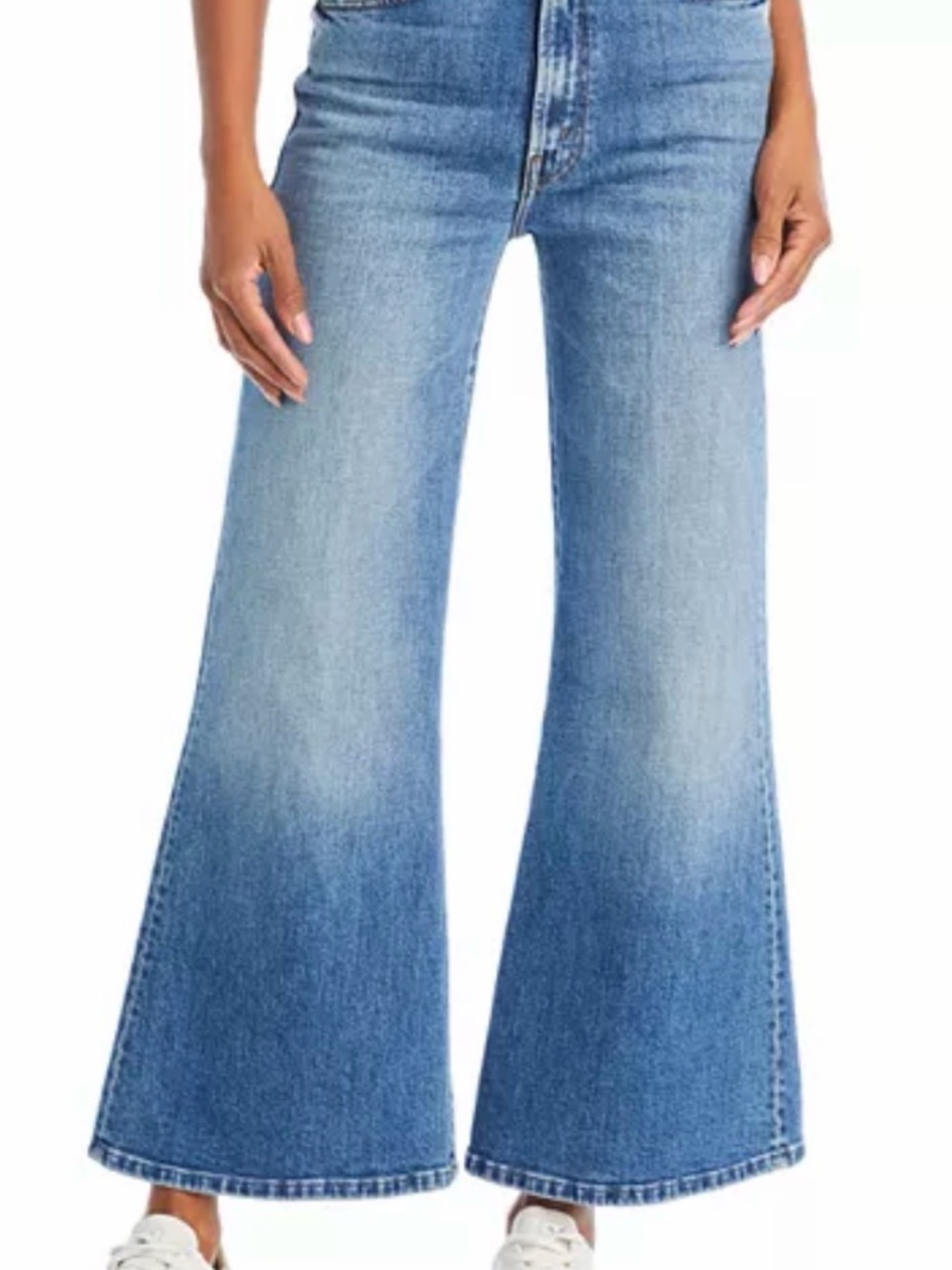 MOTHER High-Rise Wide Leg Women's Jeans in Light Blue